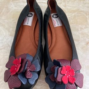 NWT Lanvin ballet flats size 40.5 new in box w dust bag